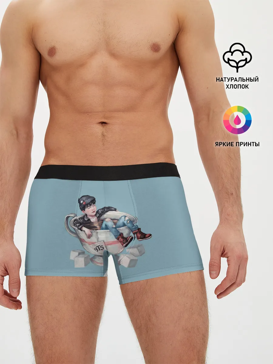 Мужские трусы боксеры / BTS in cup