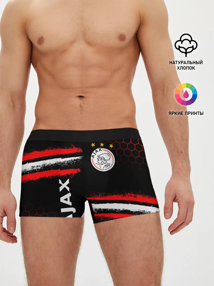 Мужские трусы боксеры / FC AJAX AMSTERDAM / ФК АЯКС
