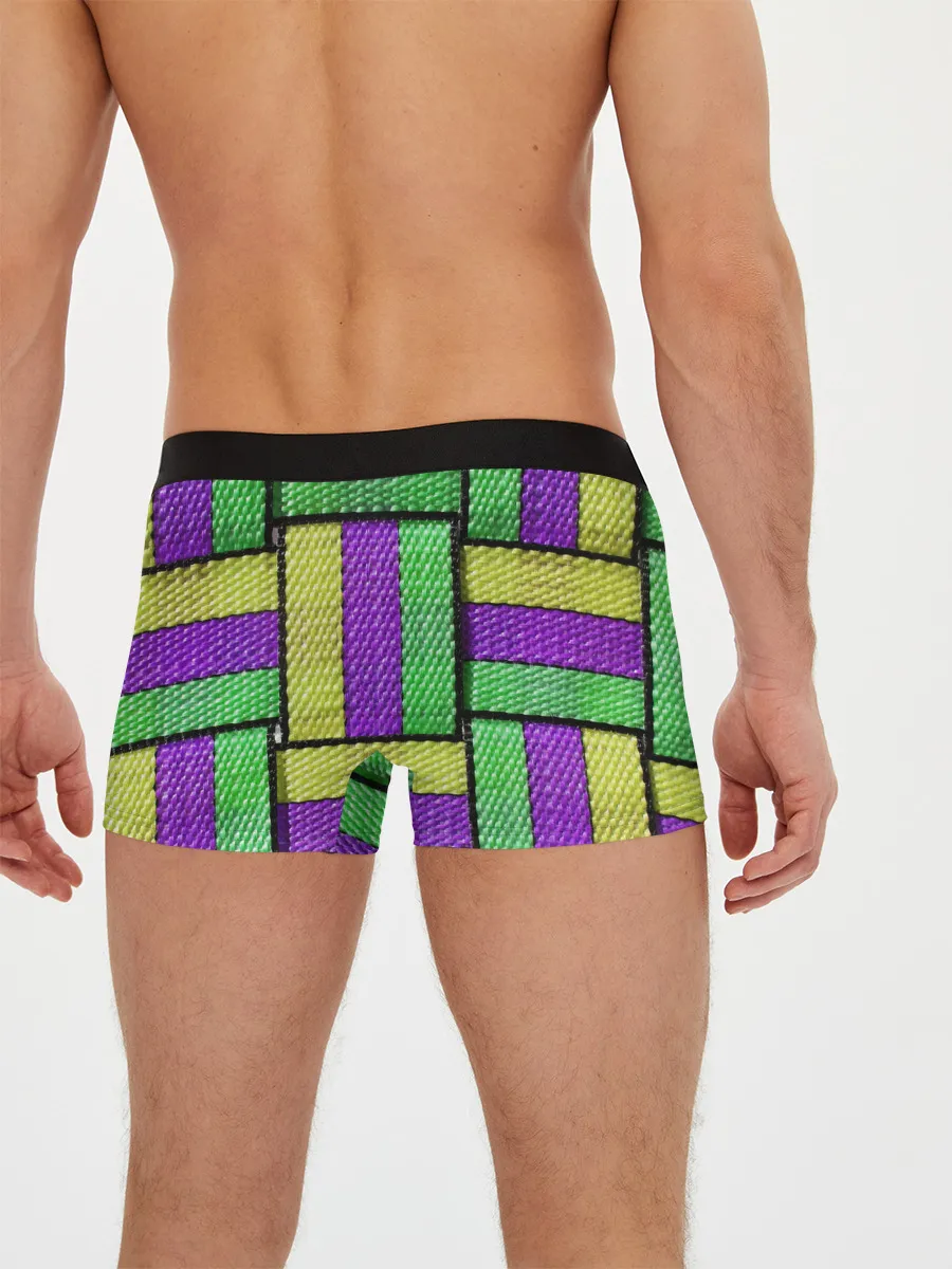 Мужские трусы боксеры / Цветные Ремешки