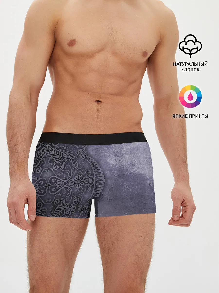 Мужские трусы боксеры / Кружевной Узор
