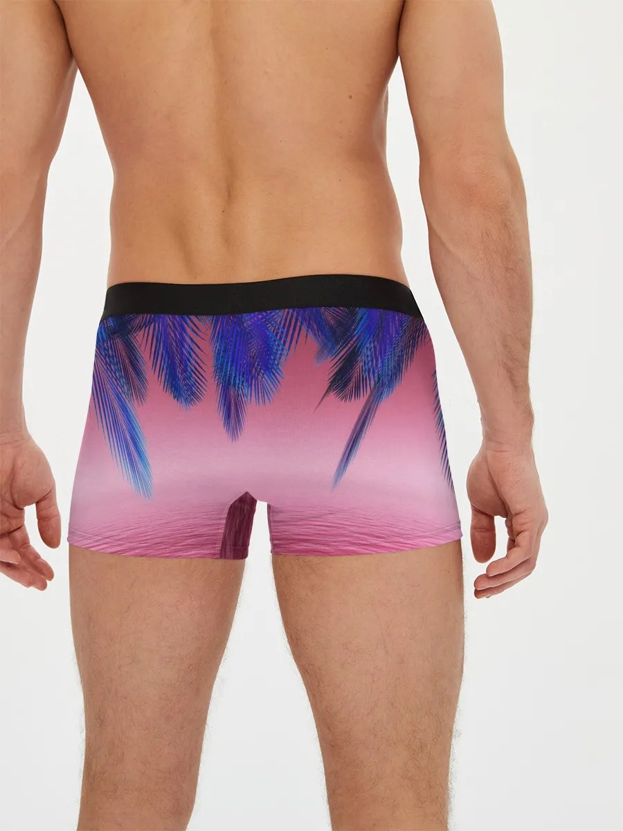 Мужские трусы боксеры / Неоновые Тропики