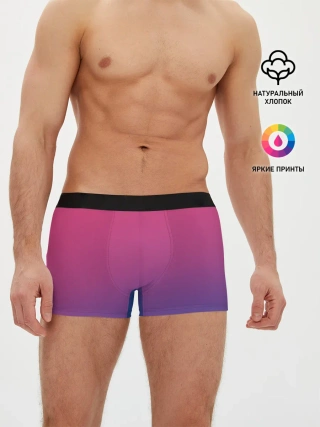 Мужские трусы боксеры / Зеленый и Желтый