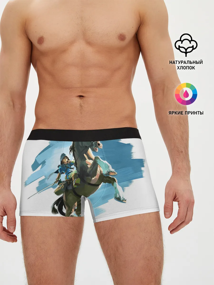 Мужские трусы боксеры / Линк на коне