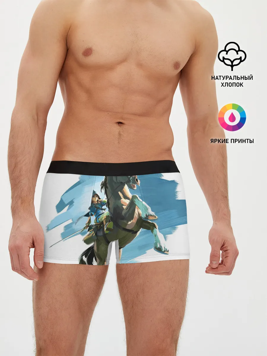 Мужские трусы боксеры / Линк на коне