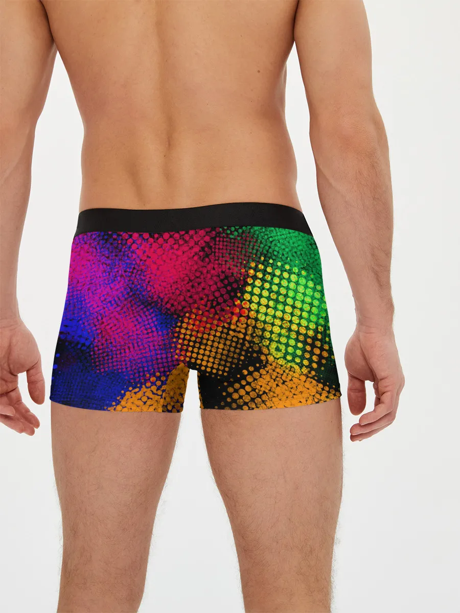 Мужские трусы боксеры / Цветные Разводы