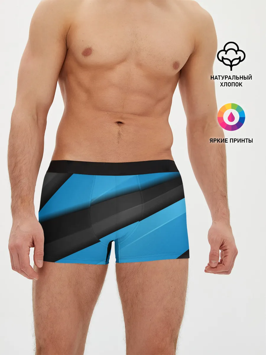 Мужские трусы боксеры / Blue Sport Style