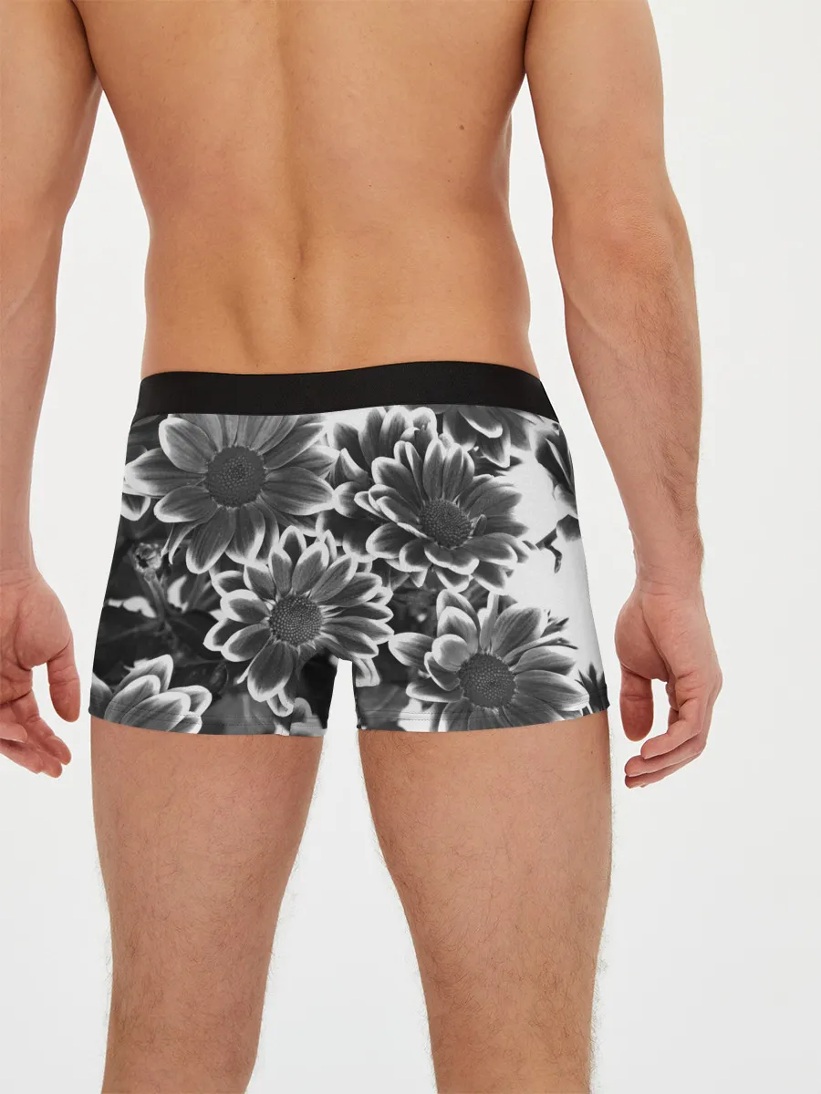 Мужские трусы боксеры / Цветочный Узор