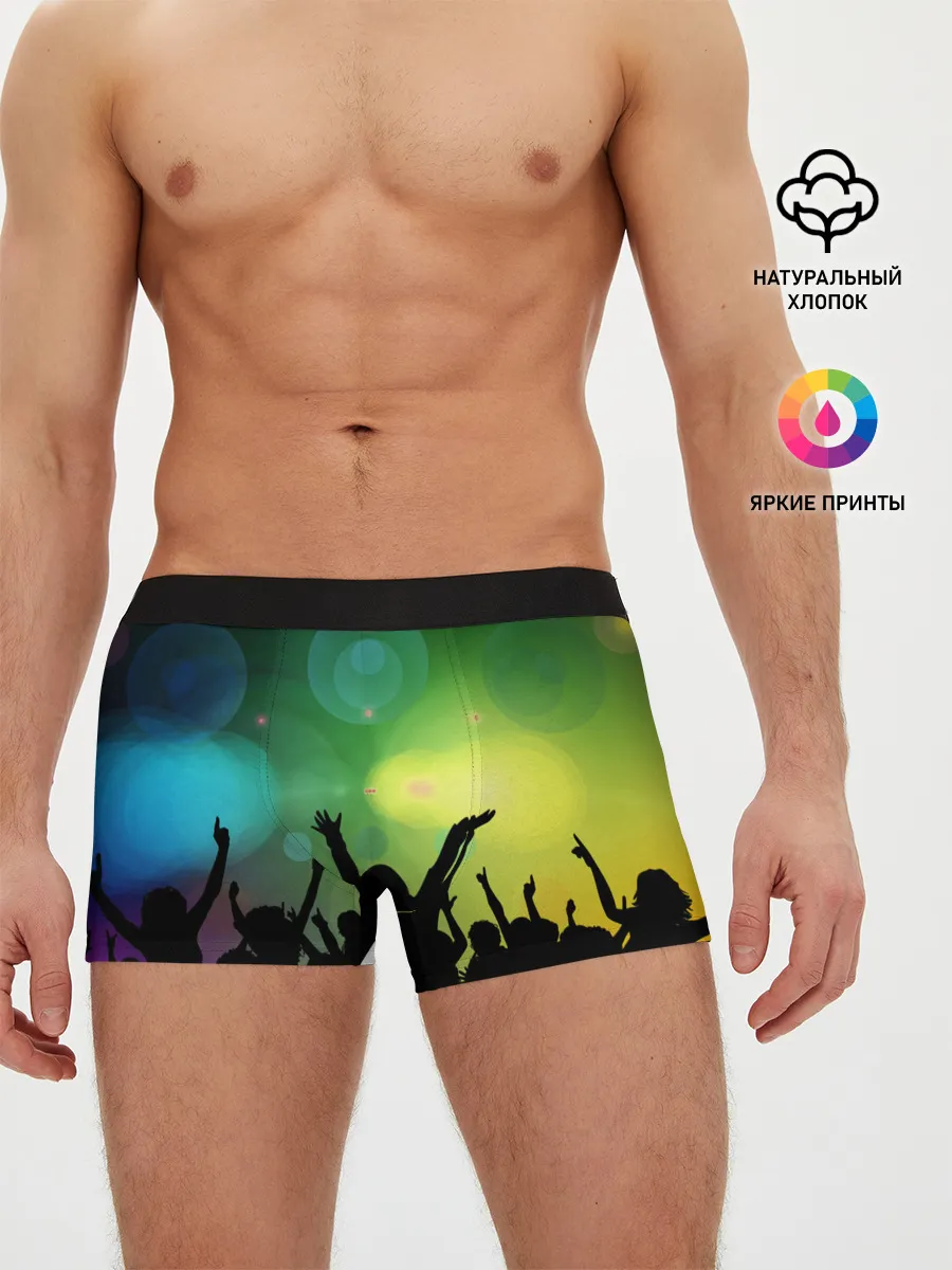 Мужские трусы боксеры / Неоновая Вечеринка