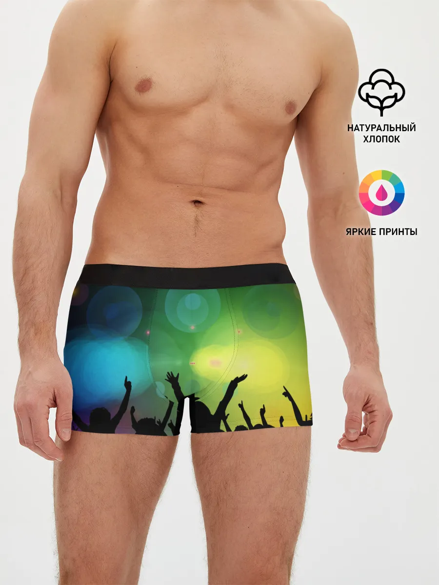Мужские трусы боксеры / Неоновая Вечеринка