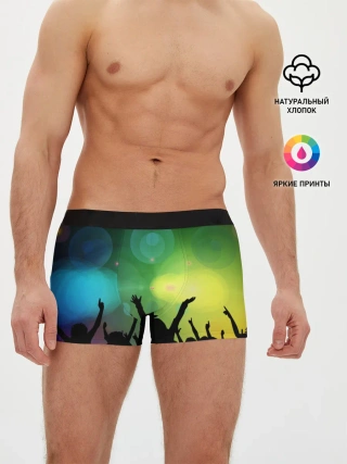 Мужские трусы боксеры / Неоновая Вечеринка
