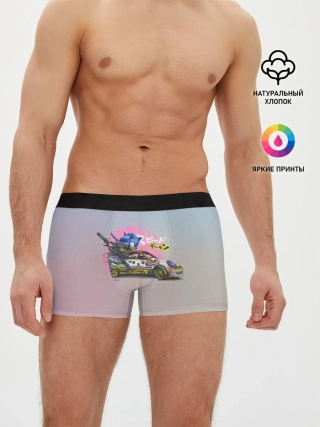 Мужские трусы боксеры / Sonic racer