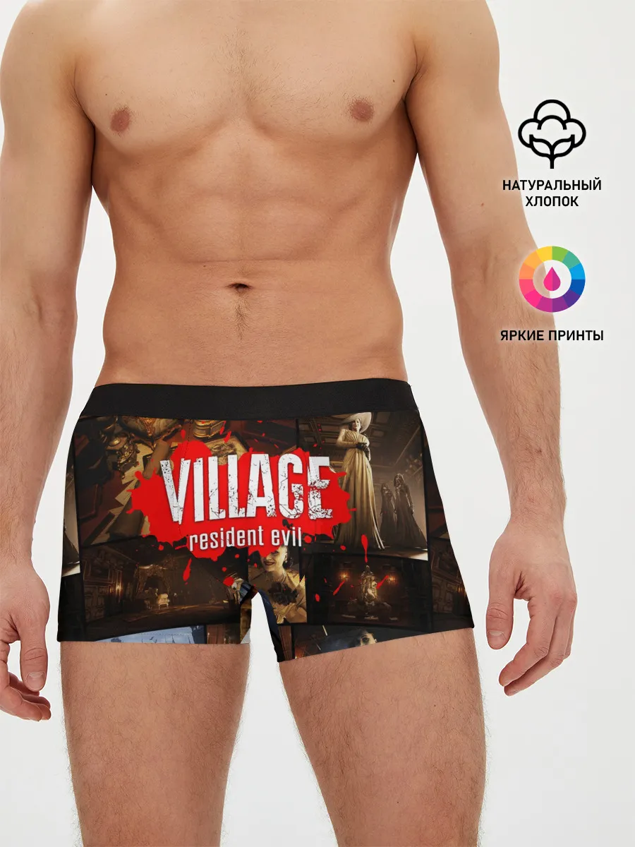 Мужские трусы боксеры / RESIDENT EVIL 8 VILLAGE