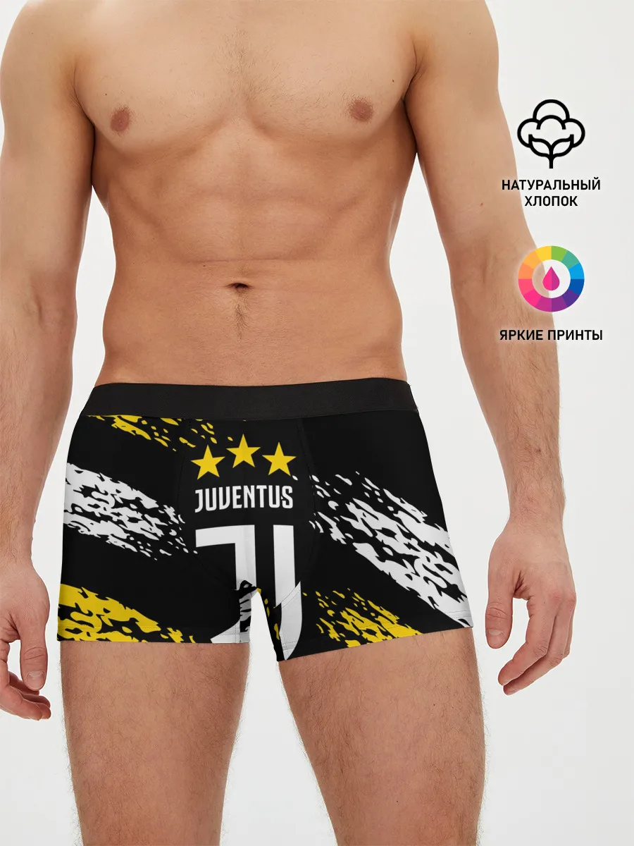 Мужские трусы боксеры / JUVENTUS / ЮВЕНТУС / КРАСКА