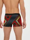 Мужские трусы боксеры / Black & Red 3D
