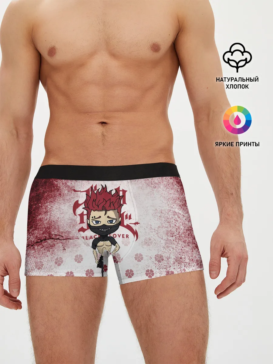 Мужские трусы боксеры / Зора Идеаре Чёрный клевер