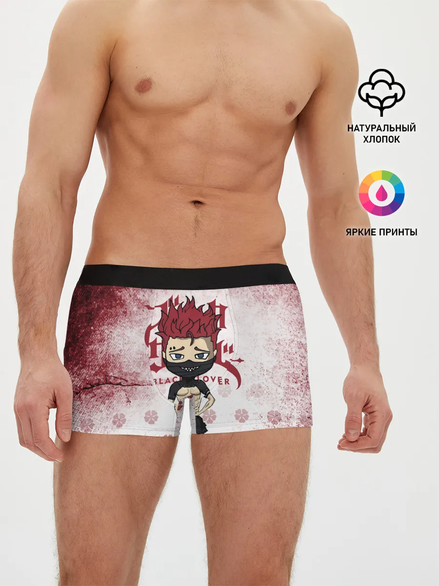 Мужские трусы боксеры / Зора Идеаре Чёрный клевер