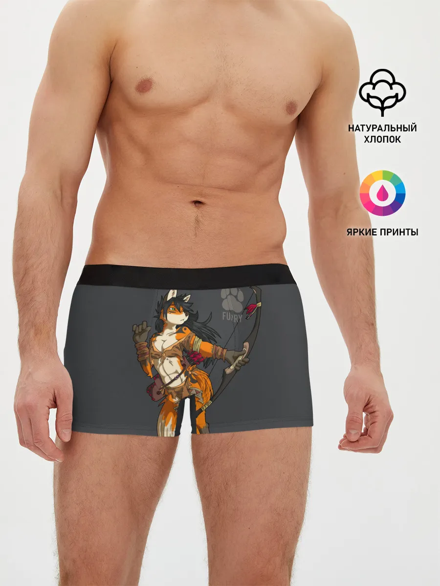 Мужские трусы боксеры / Furry fox
