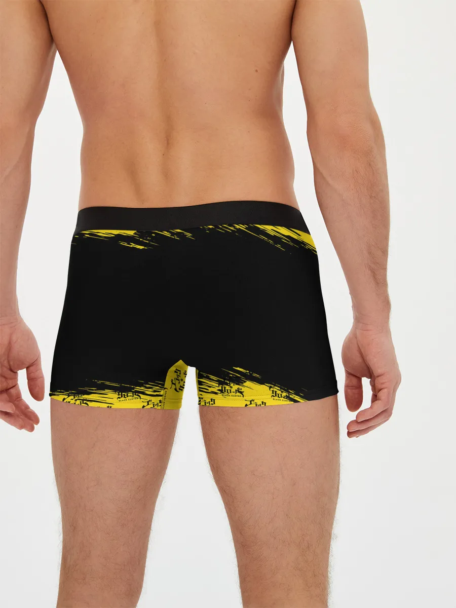 Мужские трусы боксеры / Черные быки Чёрный клевер