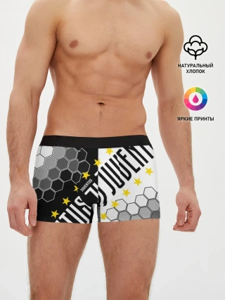 Мужские трусы боксеры / JUVENTUS / ЮВЕНТУС / ЗВЕЗДЫ