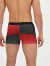 Мужские трусы боксеры / Черно-красная Кожа