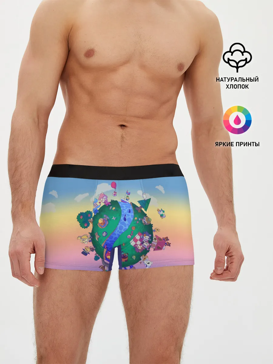 Мужские трусы боксеры / Animal crossing world