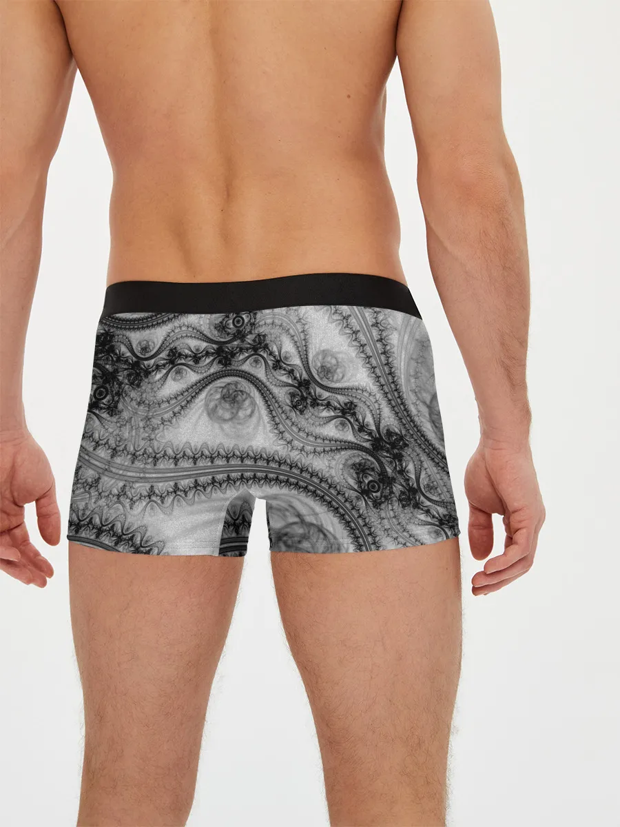 Мужские трусы боксеры / Spilled ink Texture