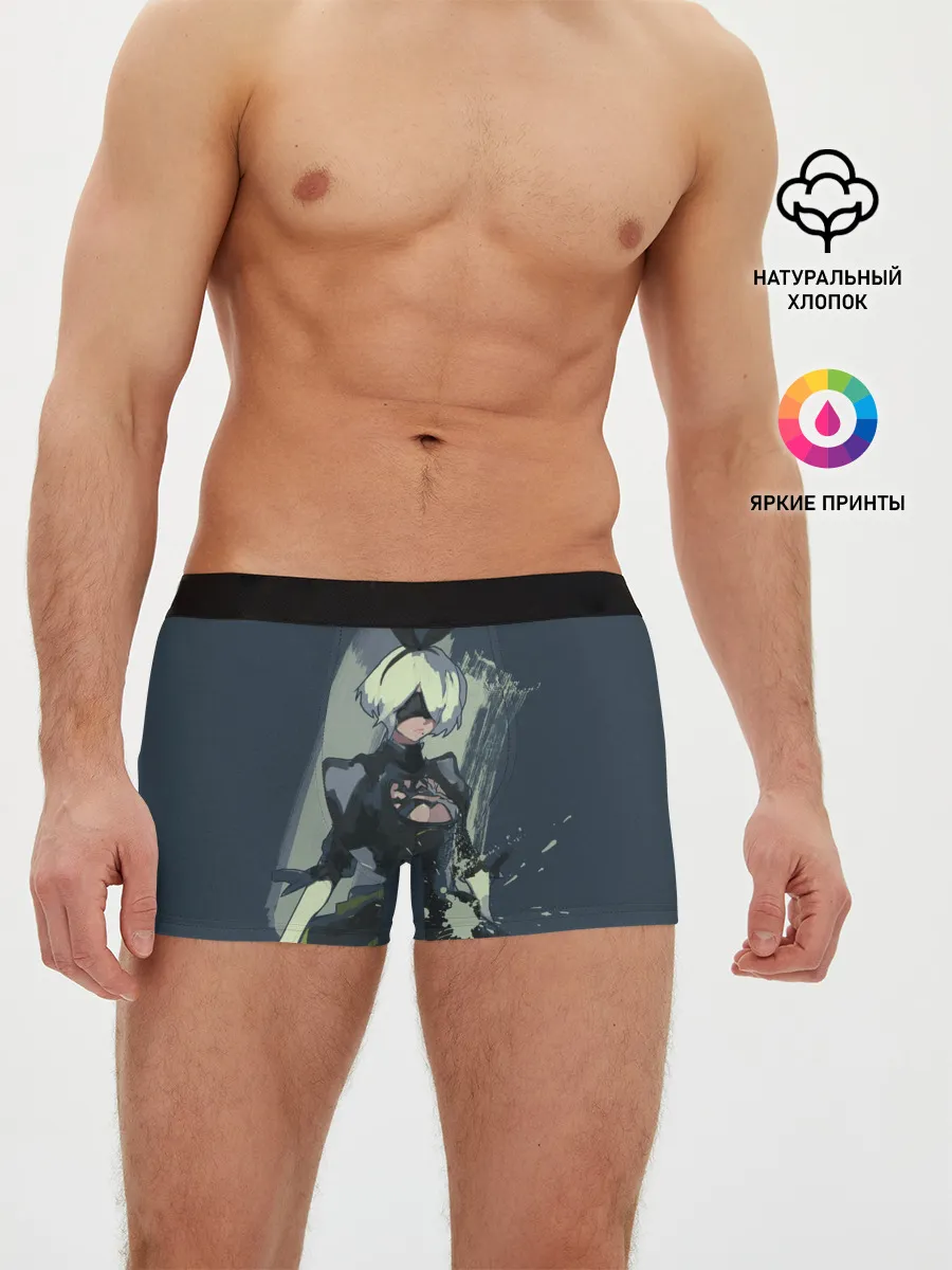 Мужские трусы боксеры / nier automata