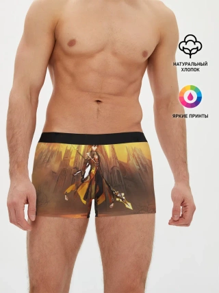 Мужские трусы боксеры / GENSHIN INPACT, Zhong li