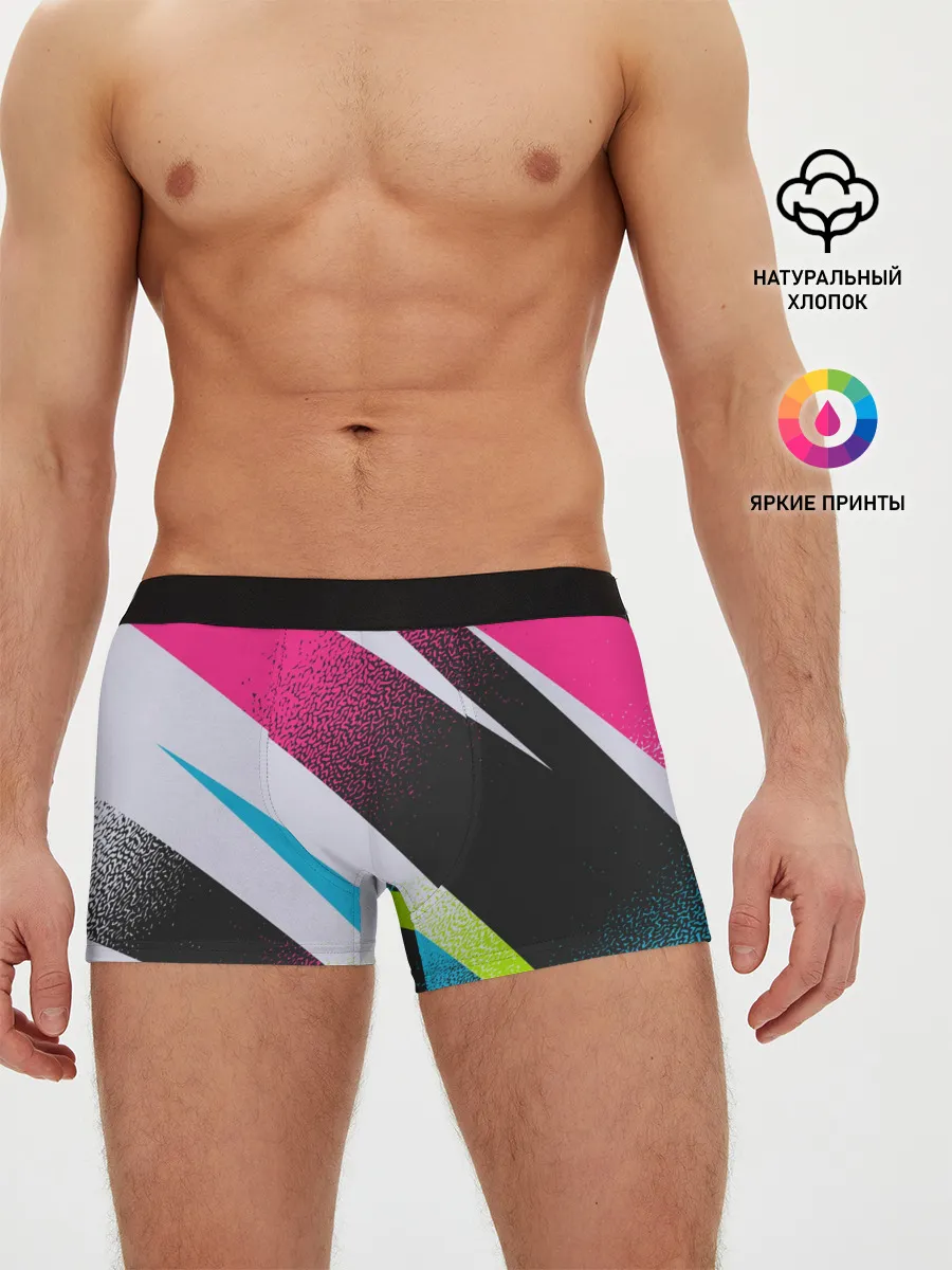 Мужские трусы боксеры / Sport style: Линии