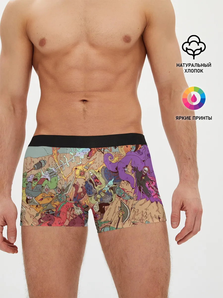 Мужские трусы боксеры / MONSTER WAR | СЮРРЕАЛИЗМ