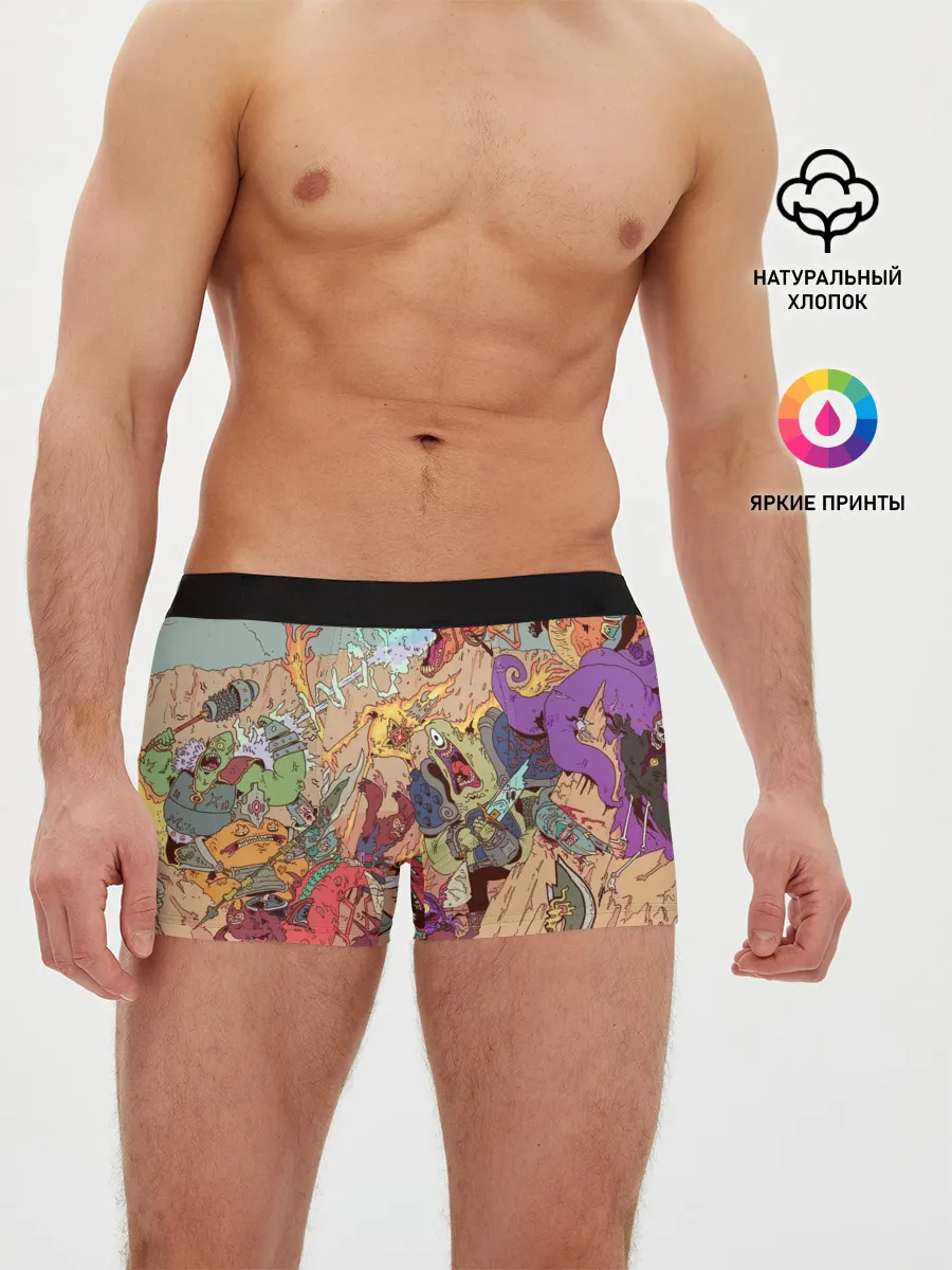 Мужские трусы боксеры / MONSTER WAR | СЮРРЕАЛИЗМ