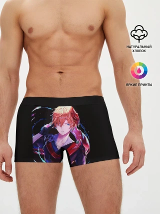 Мужские трусы боксеры / ТАРТАЛЬЯ - ИГРА GENSHIN IMPACT