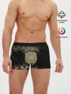 Мужские трусы боксеры / Золотой Рассвет Чёрный клевер