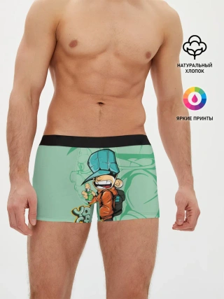 Мужские трусы боксеры / Люблю граффити