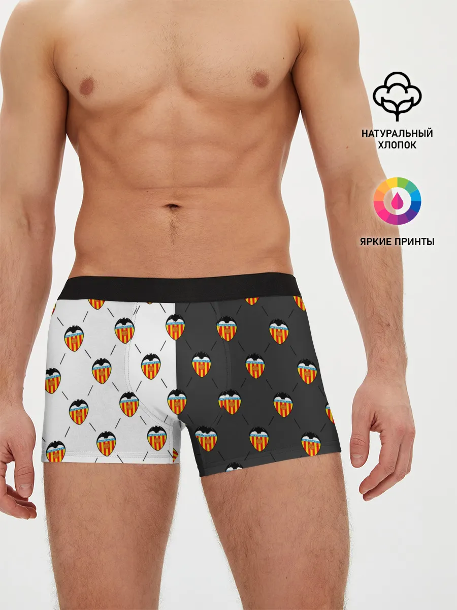 Мужские трусы боксеры / FC VALENCIA / ФК ВАЛЕНСИЯ