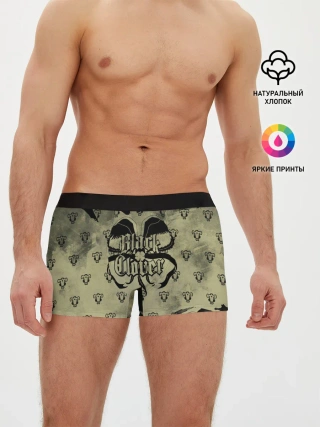 Мужские трусы боксеры / Чёрный клевер Черные быки