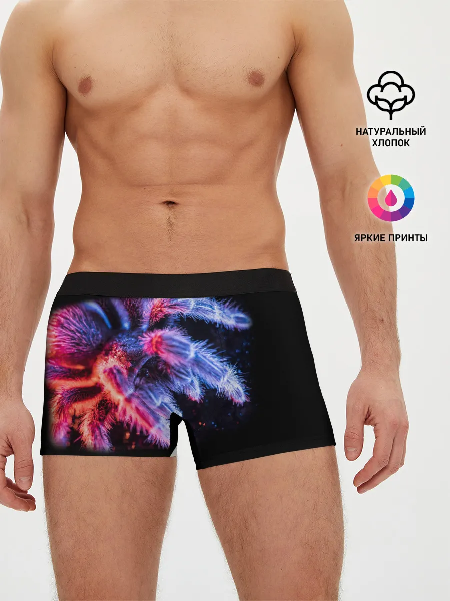 Мужские трусы боксеры / НЕОНОВЫЙ ПАУК