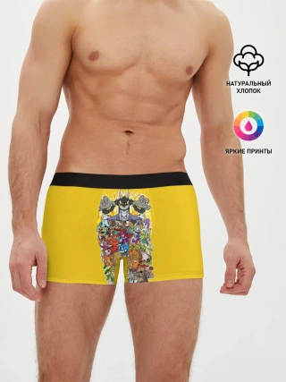 Мужские трусы боксеры / CupHead Family