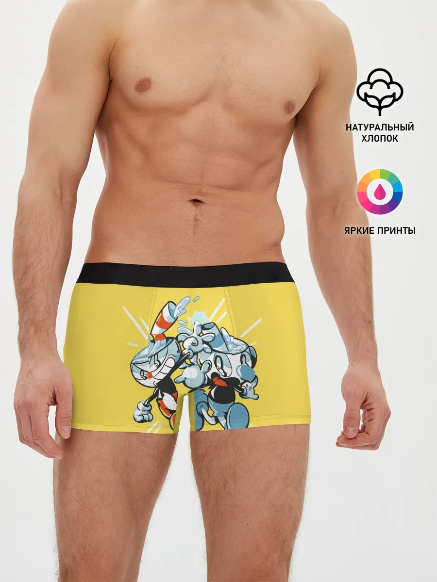 Мужские трусы боксеры / Cuphead bros