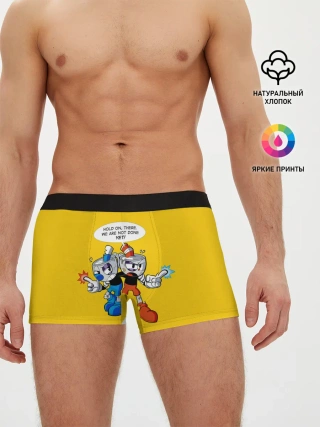 Мужские трусы боксеры / Побитые кружки