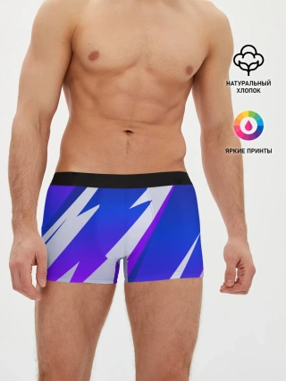 Мужские трусы боксеры / SPORT STYLE BLUE