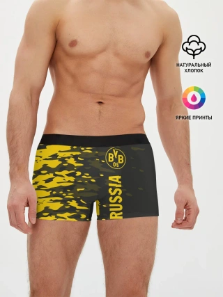 Мужские трусы боксеры / ФК БОРУССИЯ / FC BORUSSIA