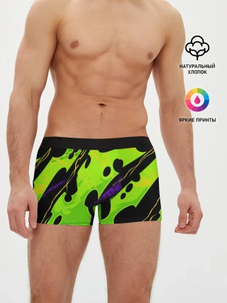 Мужские трусы боксеры / КИСЛОТНАЯ ОРГАНИКА | НЕОНОВАЯ