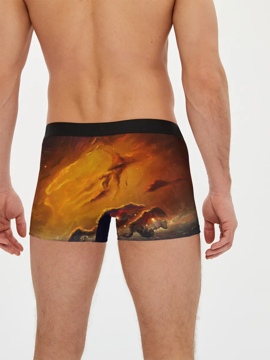 Мужские трусы боксеры / Космический кот | Space Cat