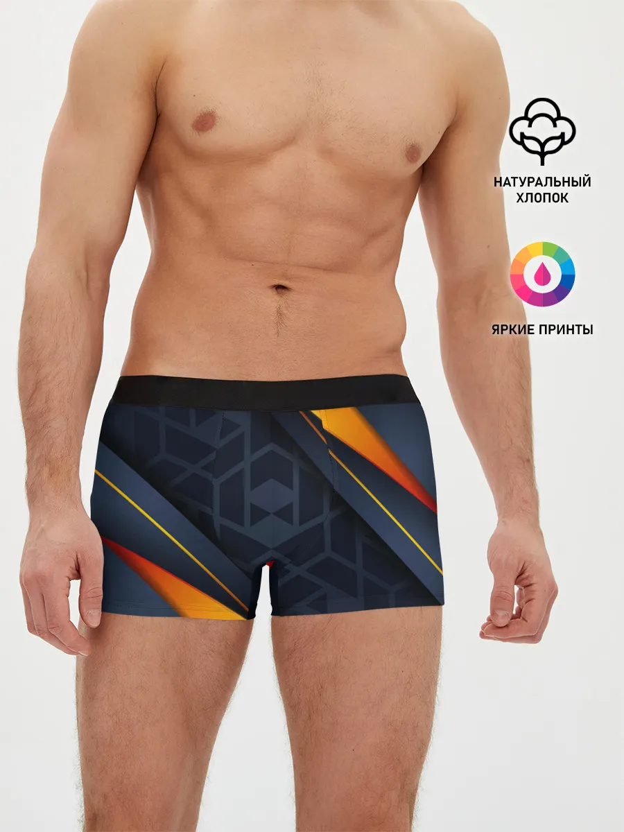 Мужские трусы боксеры / BLACK ORANGE