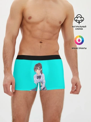Мужские трусы боксеры / Anime girl