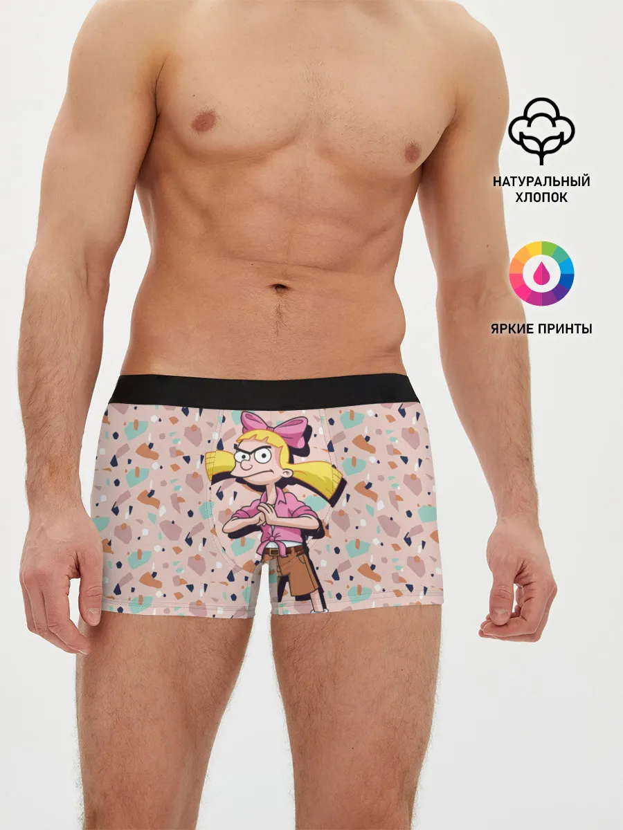 Мужские трусы боксеры / Эй, Арнольд! Хельга Патаки
