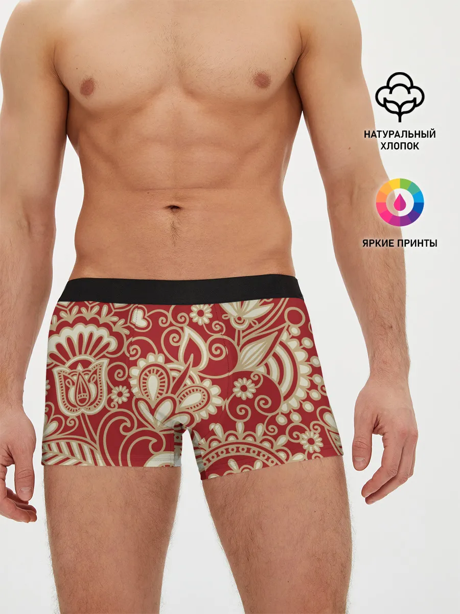 Мужские трусы боксеры / КрасиВая ХохЛома