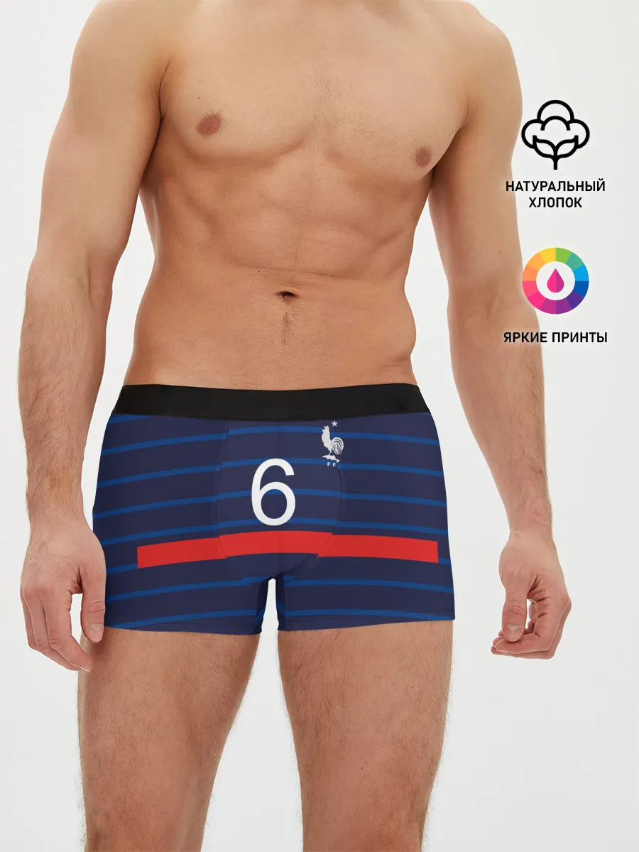 Мужские трусы боксеры / Погба футболист Франция