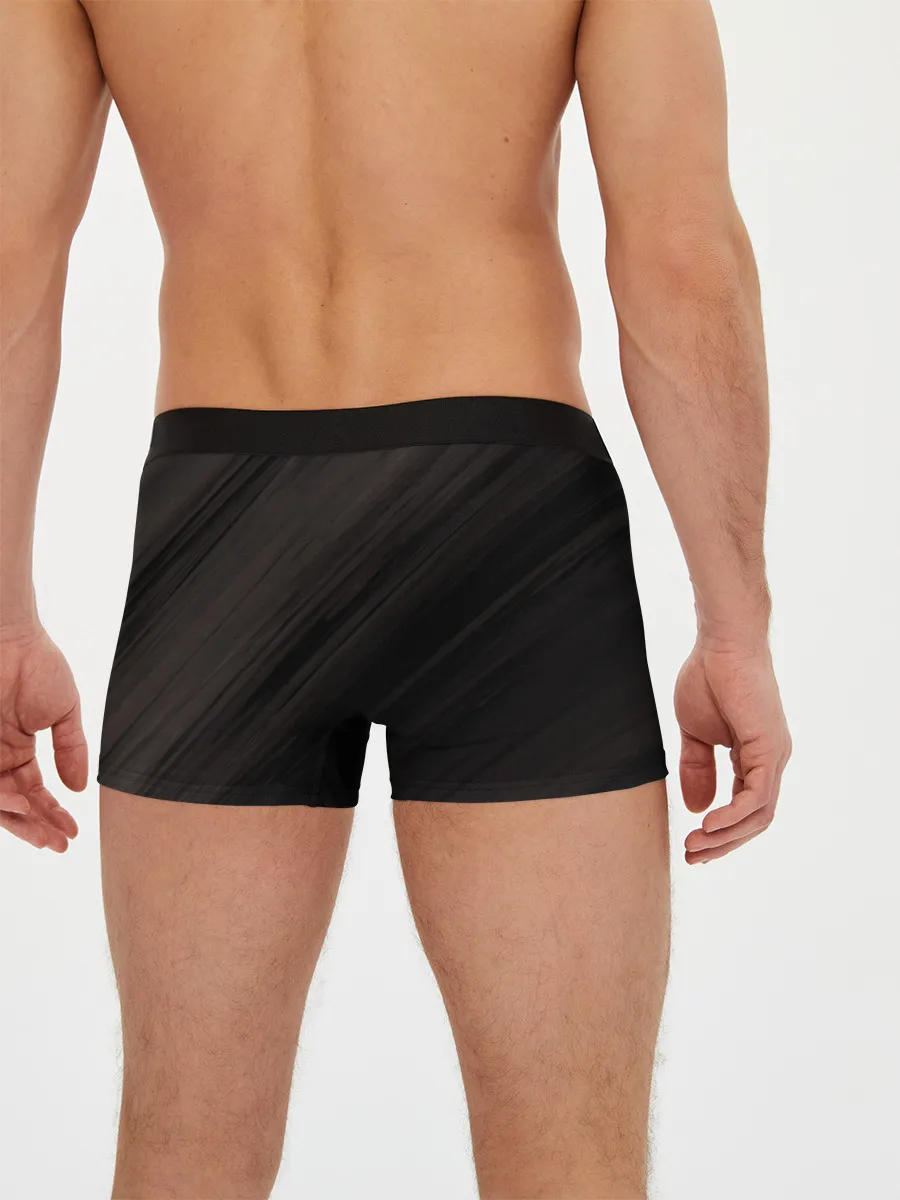 Мужские трусы боксеры / Чёрный клевер Аста в розовом